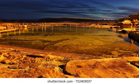 Sydney Night Time Sea Pool