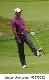SYDNEY - NOV 10: Tiger Woods at the Emirates Australian Golf Open. Sydney - November 10, 2011