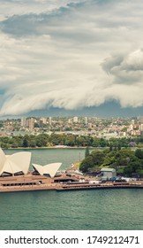 SYDNEY - NOVEMBER 7, 2015: Panoramic City View. Sydney Attracts More Than 10 Million People Every Year.