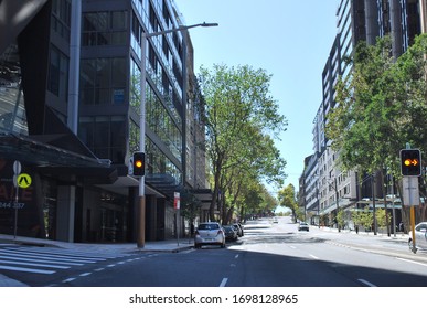 Sydney, NSW, Australia, 04.05.2020. Sydney In Quarantine, Empty Streets Of The City