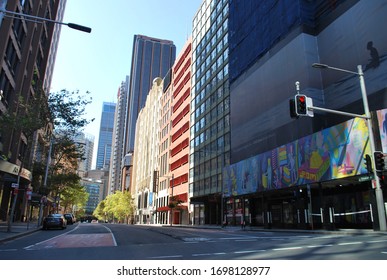 Sydney, NSW, Australia, 04.05.2020. Sydney In Quarantine, Empty Streets Of The City