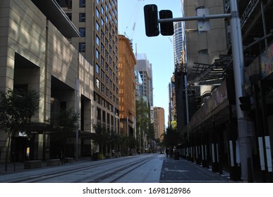 Sydney, NSW, Australia, 04.05.2020. Sydney In Quarantine, Empty Streets Of The City