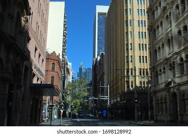 Sydney, NSW, Australia, 04.05.2020. Sydney In Quarantine, Empty Streets Of The City