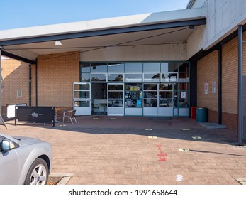 Sydney NSW Australia - April 29th 2021 - Five Dock Leisure Centre Entrance On A Sunny Winter Afternoon