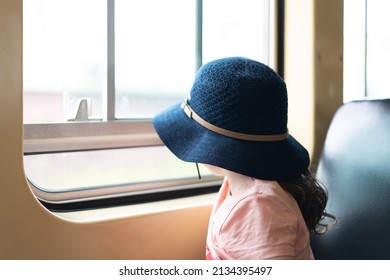 Sydney NSW Australia Feb 2022: People Sitting In Train Using Public Transport