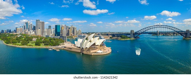 Sydney, NSW, Australia - July 1st 2017: Cityscape Of Sydney Australia