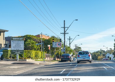 Sydney NSW Australia May 19th 2020 - School Zone In Balgowlah, Northern Beaches In A Sunny Autumn Afternoon