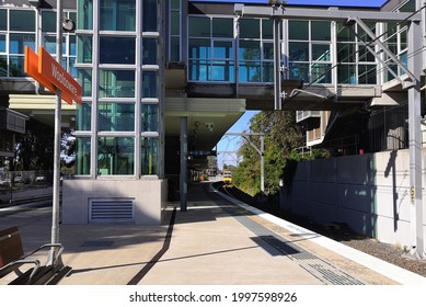 Sydney, NSW, Australia, May 2021. View Of The Woolooware Metro Station