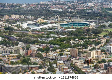 Sydney, NSW, Australia - November 2012 -  Aerial View Of The ANZ Stadium, The Famous Sport Stadium That Run The Sydney Olympics 2000 Soccer Competition.