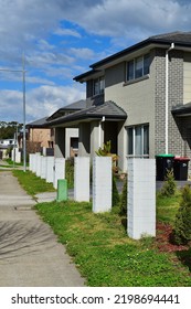 Sydney, NSW, Australia. Sept 2002. A View Of A Modern Housing Development