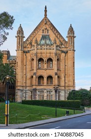 Sydney, NSW/Australia - 05 13 2020: Historic Buildings. University Of Sydney. Great Hall, Mc Laurin Hall, Philosophy Common Room. 