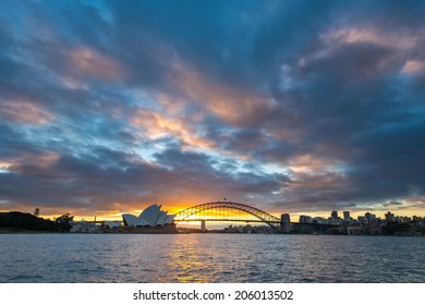 Sydney Opera House Sunset Images Stock Photos Vectors