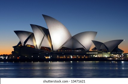 Sydney Opera House At Dawn