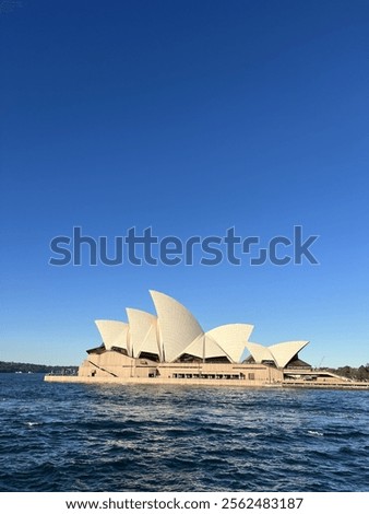 Sydney Opera House in the water 