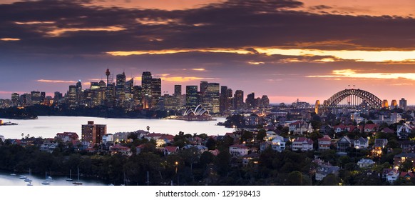 Sydney Panorama Taken From A Unique Position In Mosman Not Available To The Public