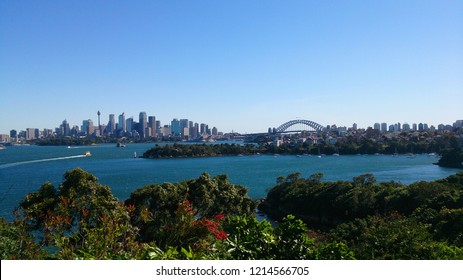 Sydney scenery with harbour bridge - Shutterstock ID 1214566705