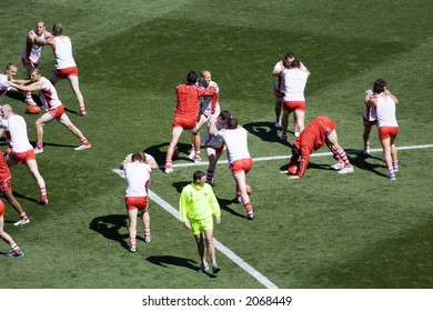 Sydney Swans Training Before 2006 AFL Grand Final