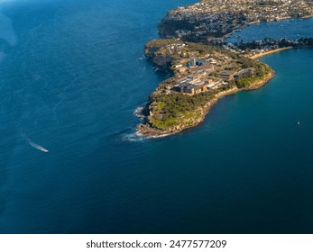 Sydney's edge in the ocean top view - Powered by Shutterstock