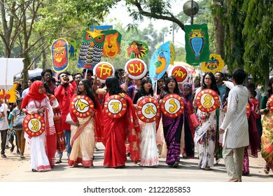 Sylhet, Bangladesh - 14 April 2012: Celebrating The Bengali New Year Or Pohela Boishakh (First Day Of Bengali Month Baishakh).