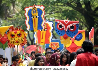 Sylhet, Bangladesh - 14 April 2012: Celebrating The Bengali New Year Or Pohela Boishakh (First Day Of Bengali Month Baishakh).