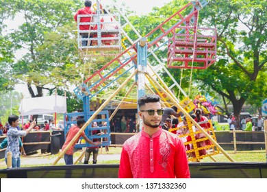 Sylhet,Bangladesh-April14,2019April14 People Are Celebration  Bengli New Year- Pohela Boishak.