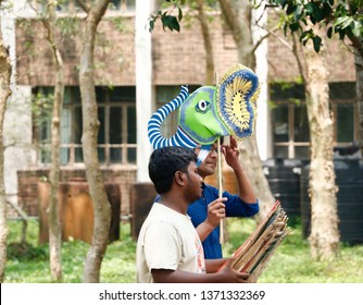 Sylhet,Bangladesh-April14,2019April14 People Are Celebration  Bengli New Year- Pohela Boishak.