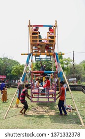 Sylhet,Bangladesh-April14,2019April14 People Are Celebration  Bengli New Year- Pohela Boishak.