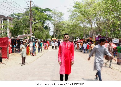 Sylhet,Bangladesh-April14,2019April14 People Are Celebration  Bengli New Year- Pohela Boishak.