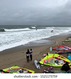 Sylt, Germany - 28 September 2019, Windsurf World Cup