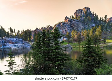 Sylvan Lake At Dusk