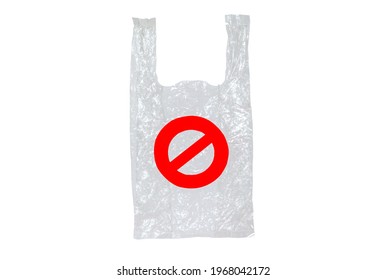 Symbol Campaign Stop Using Plastic Bag Stock Photo 1968042172 ...