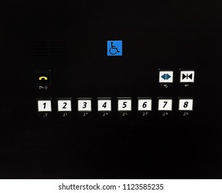 The symbol of the disabled, the keypad Louis Braille for the visually impaired.