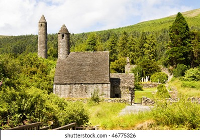 Symbol of Ireland - Saint Kevin's Church (Kitchen) at Glendalough.