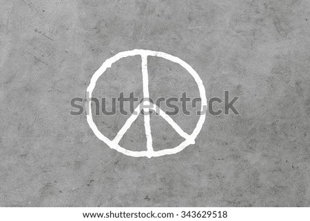 Image, Stock Photo Hippies! Stone Concrete