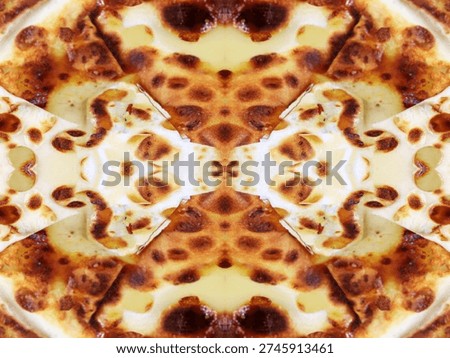 symmetrical background image created when viewed through mirrors
