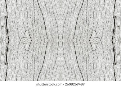 Symmetrical bark texture - tileable decayed wood surface
