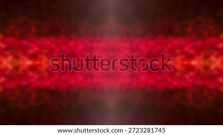 Symmetrical red fire abstract texture with mirrored kaleidoscope pattern and glowing energy for dramatic background and music cover