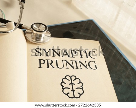 Synaptic Pruning and Brain Development Mechanism Concept with Neural Connections, Neuroplasticity and Cognitive Maturation
