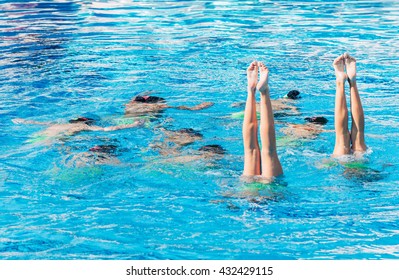 Synchronized Swimmers Performance With Legs Outside Water