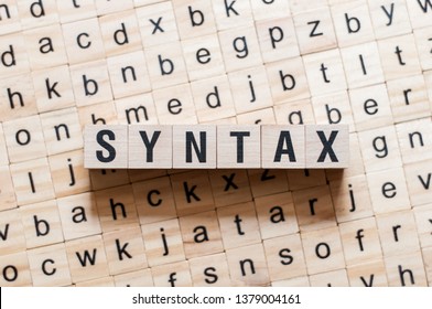 Syntax word concept