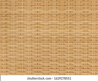 Synthetic rattan wicker weave texture background