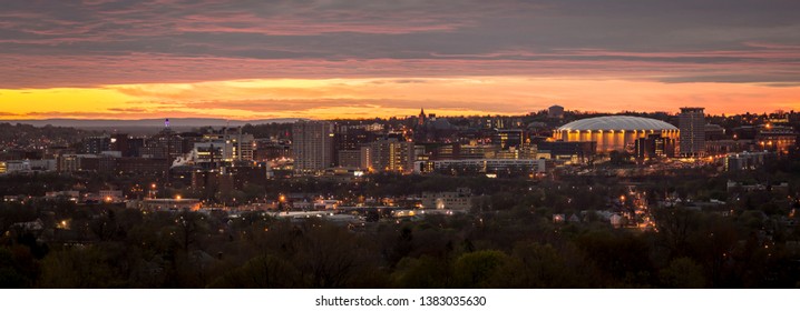 Syracuse New York Downtown Skyline