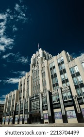 Syracuse, New York, NY, 1 October 2022. The Art Deco Niagara Mohawk Building In Downtown Syracuse