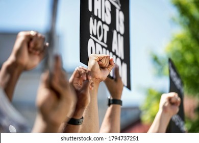 Syracuse, NY / USA - 6/6/2020: Black Lives Matter Protest and BLM March