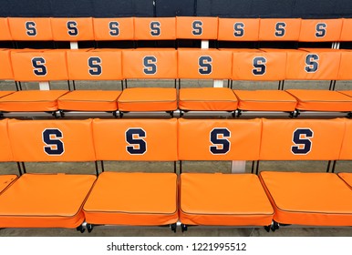 SYRACUSE, NY, USA - JUNE 26: A View Of The Carrier Dome At Syracuse University In Syracuse, New York On June 26, 2018. The Carrier Dome Is The Home Stadium Of The Syracuse Orange NCAA Basketball Team.