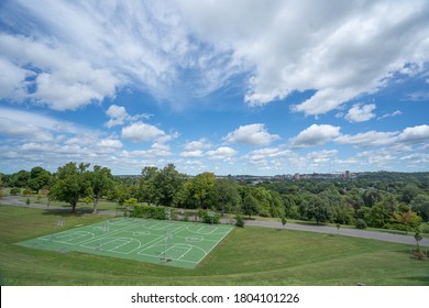 Syracuse Skyline From Upper Onondaga Park In Syracuse NY