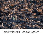 SYRIA - DAMASCUS - view of the city at sunset from Jebel Qassioun hill