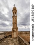 Syrian Orthodox Church dedicated to Holy Mary in the village of Anitli known also as Hah, Mardin, Turkey .Historical mardin midyat virgin mary church.