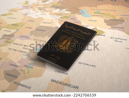 Syrian passport Syrian refugee syrian people 