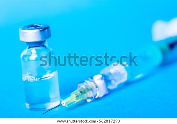 Syringe Medical Injection Bottle Medicine Plastic Stock Photo 562817290 ...